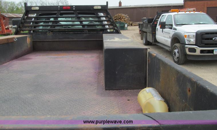image for item J3478 2008 Ford F450 Super Duty XL Crew Cab flatbed truck