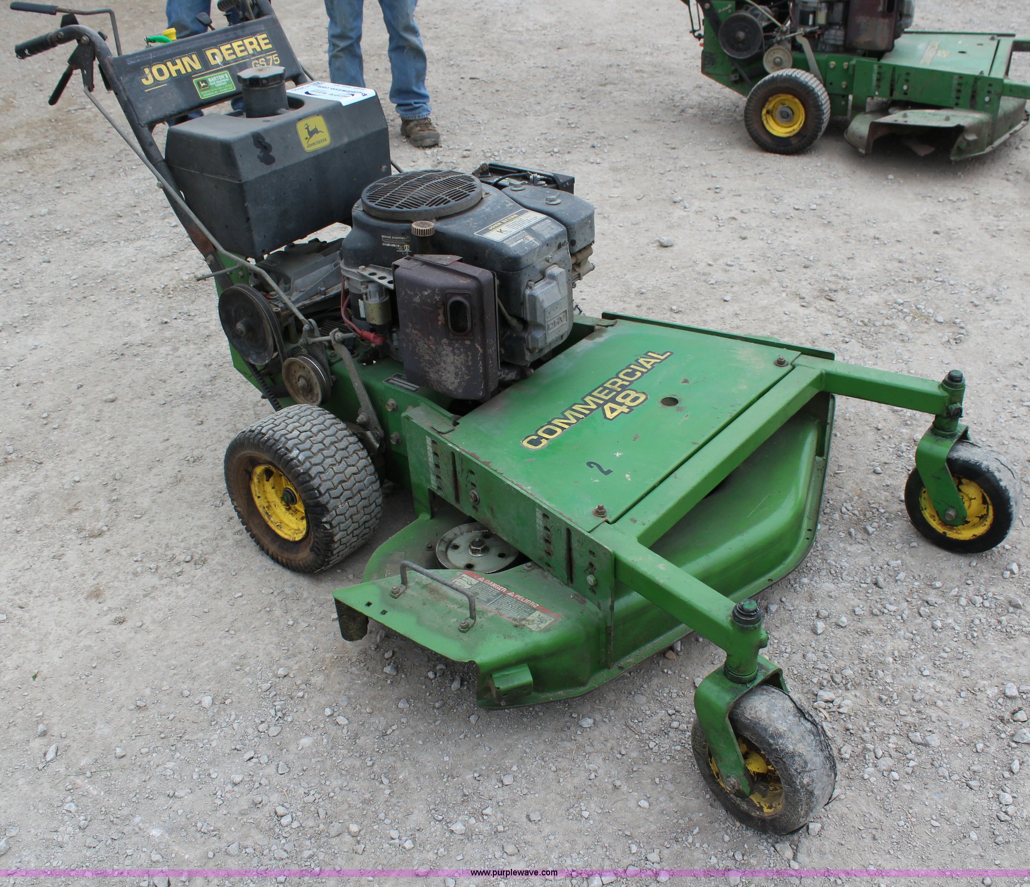 1997 John Deere GS75 walkbehind selfpropelled lawn mower in Atchison