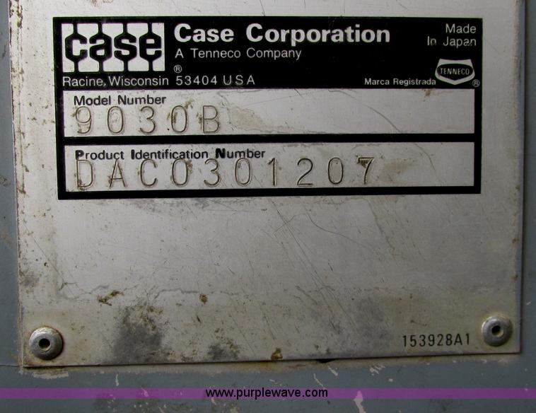 image for item A8681 1995 Case 9030B excavator