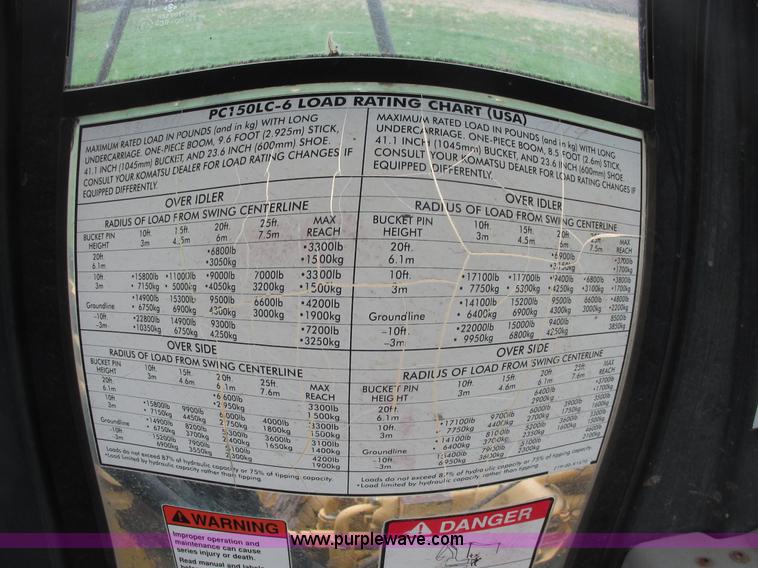 image for item A8687 1999 Komatsu PC150LC-6K excavator