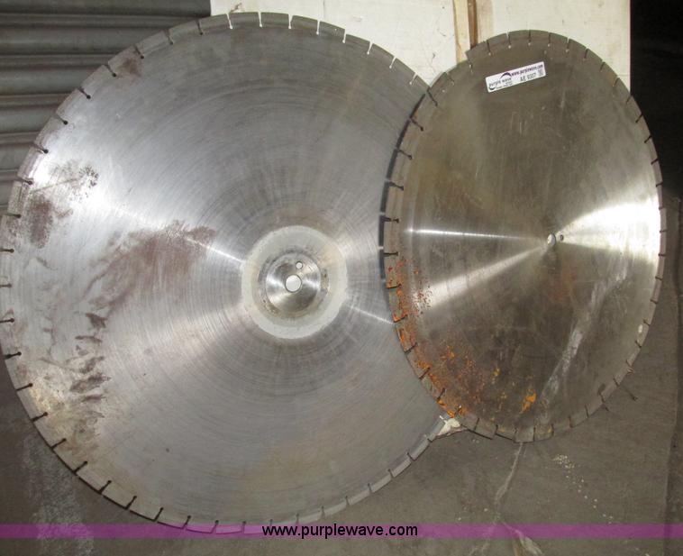 image for item AE9307 (2) 30" concrete/asphalt diamond blades