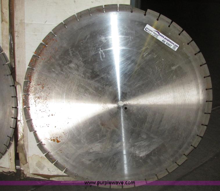 image for item AE9307 (2) 30" concrete/asphalt diamond blades