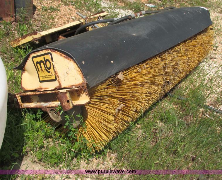 image for item D3971 M&B 84" sweeper skid steer attachment