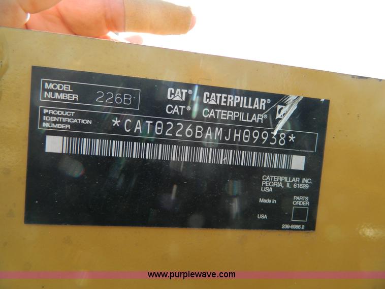 image for item D6104 2008 Caterpillar 226B skid steer