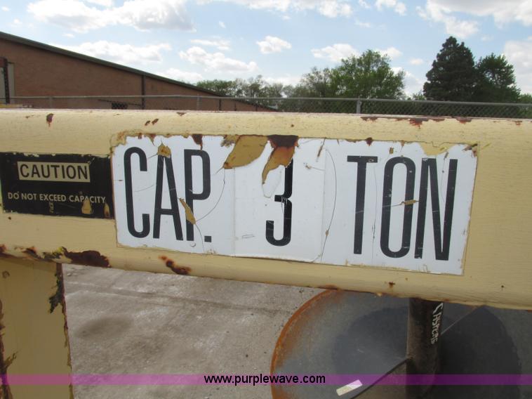 image for item F7388 Contrx three ton fork attachment for boom truck