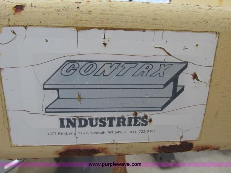 image for item F7388 Contrx three ton fork attachment for boom truck