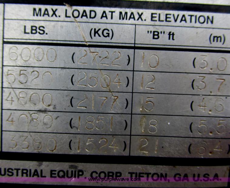 image for item G8760 Hytrak MCL642 forklift