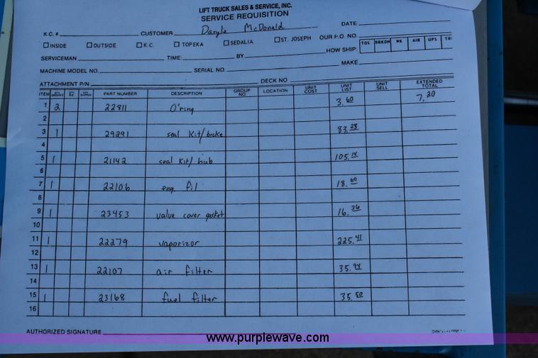 image for item H2699 1993 Genie Z45/22 boom lift
