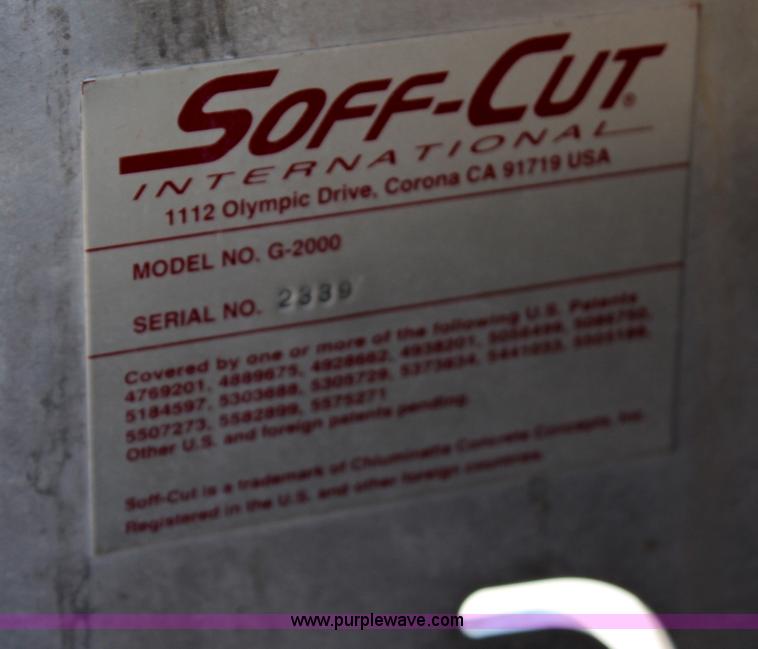 image for item H2703 Soff Cut G2000 concrete saw