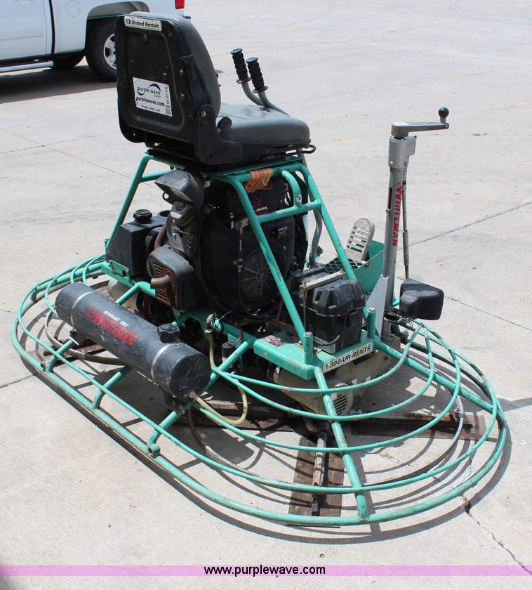 image for item H2719 Whiteman BT020HTCSL ride-on power trowel