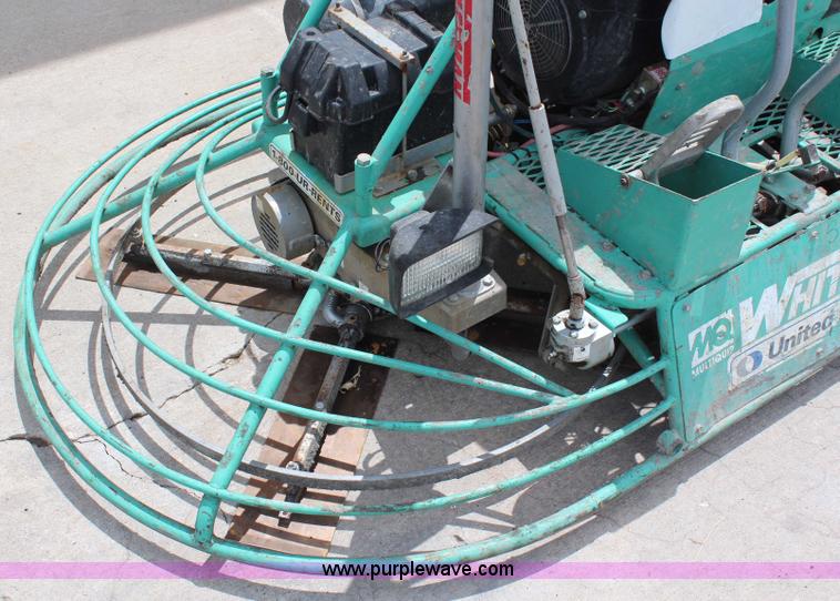 image for item H2719 Whiteman BT020HTCSL ride-on power trowel