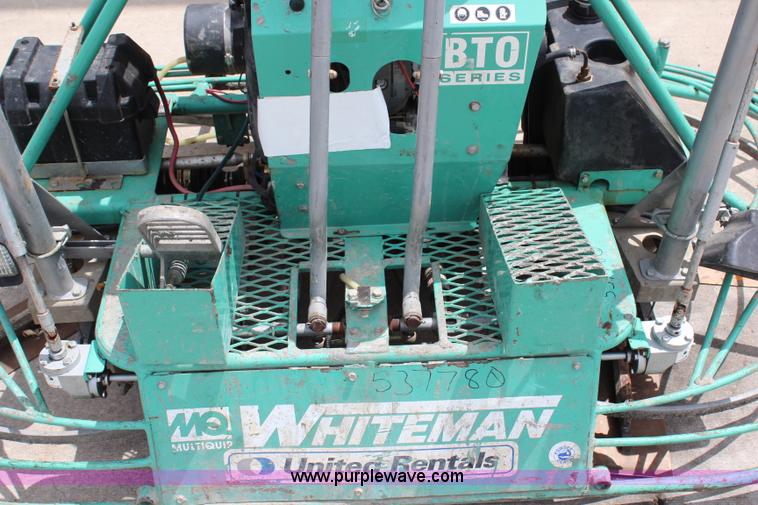 image for item H2719 Whiteman BT020HTCSL ride-on power trowel