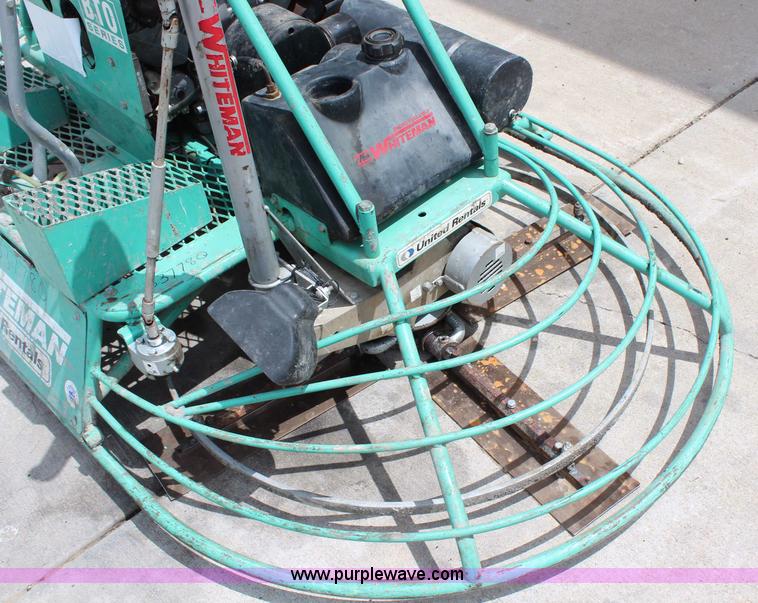 image for item H2719 Whiteman BT020HTCSL ride-on power trowel