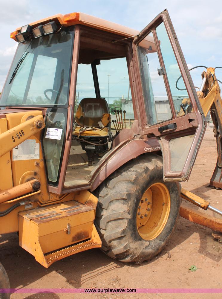 image for item H5655 1992 Case 580 Super K Construction King backhoe