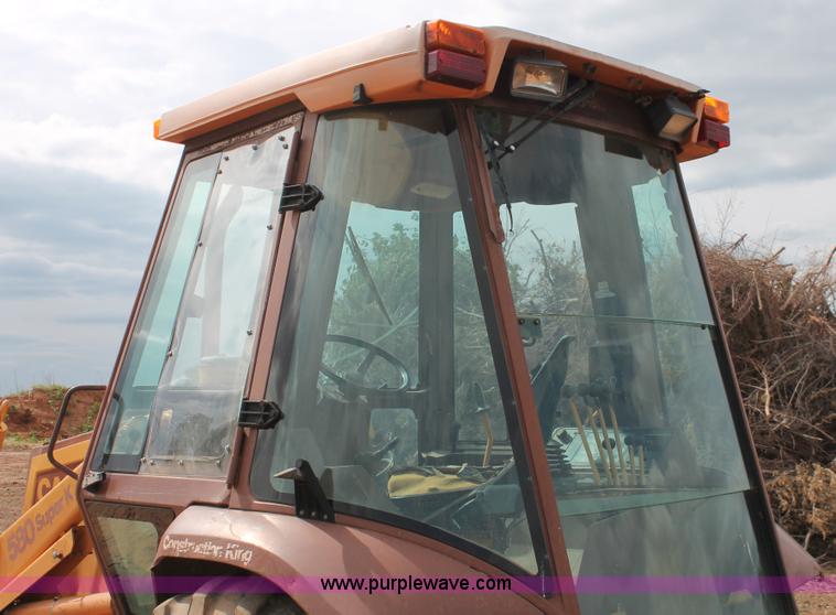 image for item H5655 1992 Case 580 Super K Construction King backhoe