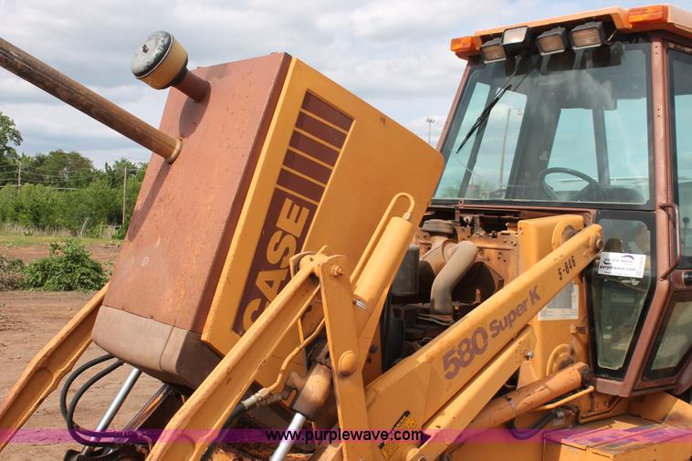 image for item H5655 1992 Case 580 Super K Construction King backhoe