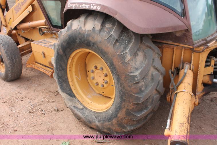 image for item H5655 1992 Case 580 Super K Construction King backhoe