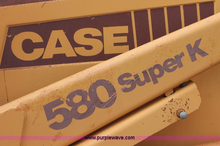 image for item H5655 1992 Case 580 Super K Construction King backhoe
