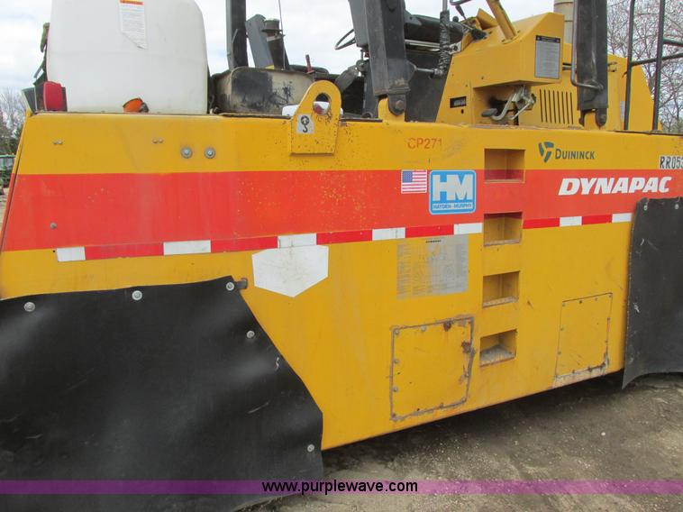 image for item I2564 Dynapac CP271 dual rubber tire roller