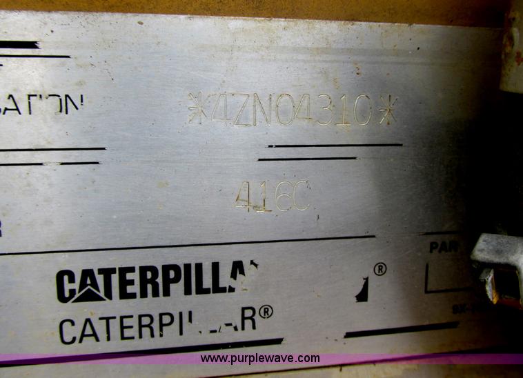 image for item I2567 1998 Caterpillar 416C backhoe