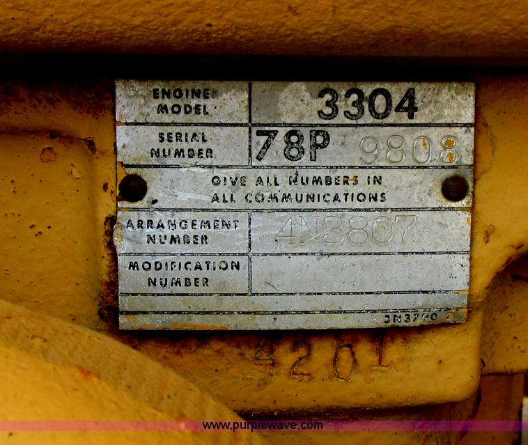 image for item I2626 1974 Caterpillar 930 wheel loader