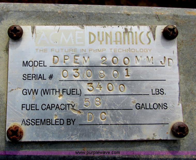 image for item I2628 Acme Dynamics DPEM 200 6" water pump