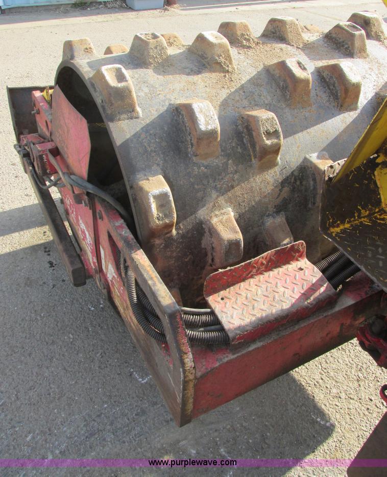 image for item I2631 1994 Dynapac CA121 sheeps foot vibrating compactor