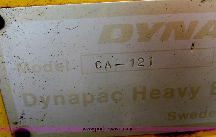 image for item I2631 1994 Dynapac CA121 sheeps foot vibrating compactor