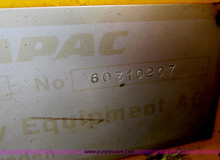 image for item I2631 1994 Dynapac CA121 sheeps foot vibrating compactor