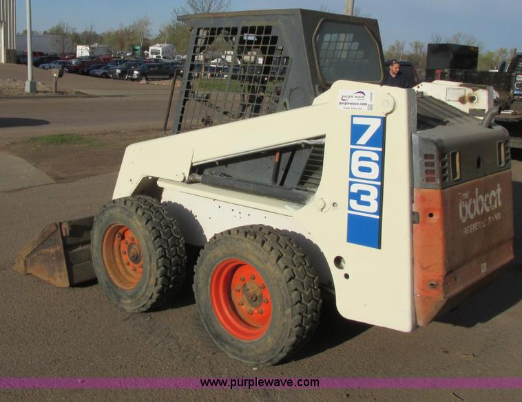 image for item I2632 1997 Bobcat 763 skid steer
