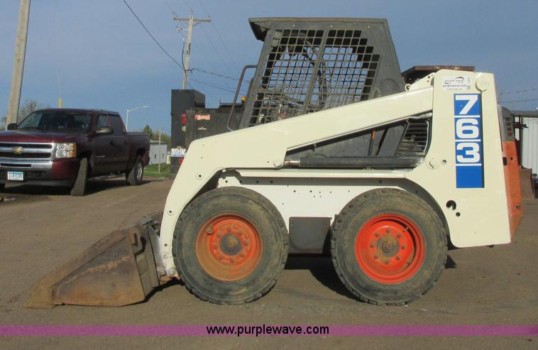 image for item I2632 1997 Bobcat 763 skid steer