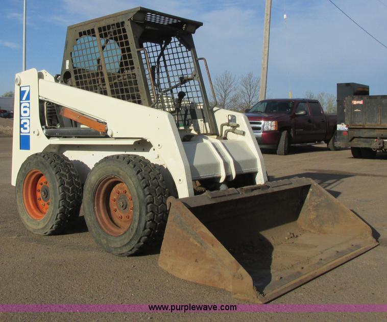 image for item I2632 1997 Bobcat 763 skid steer