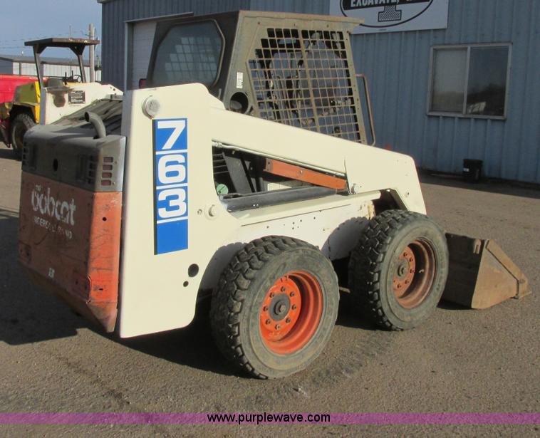 image for item I2632 1997 Bobcat 763 skid steer
