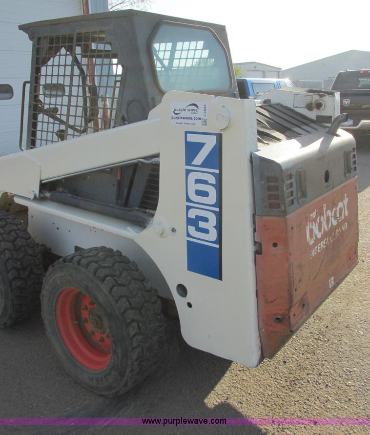 image for item I2632 1997 Bobcat 763 skid steer