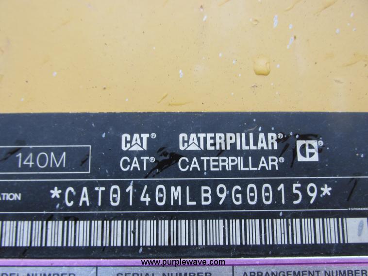 image for item I2633 2009 Caterpillar 140M AWD motor grader