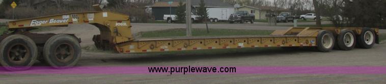 image for item I2692 2000 Eager Beaver 50GSL triple axle detachable lowboy trailer