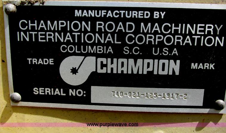 image for item I2695 1979 Champion 740A articulated motor grader