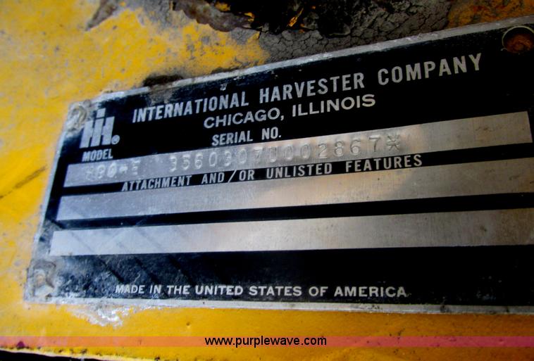 image for item I2705 1979 Hough-International H90E wheel loader