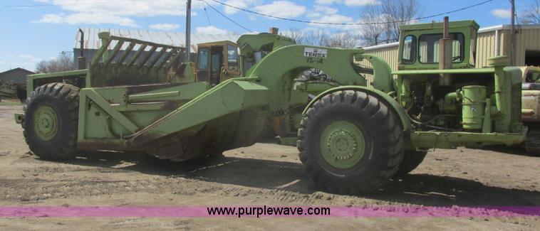 image for item I2709 1966 Terex TS14 scraper