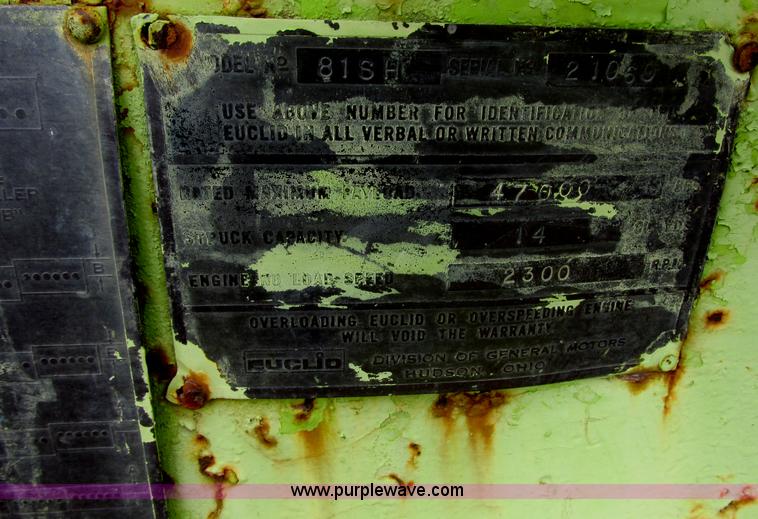 image for item I2710 1969 Terex TS14 scraper