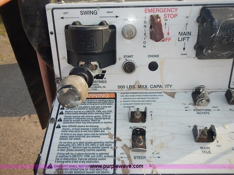 image for item I3618 1990 JLG 60HA boom lift