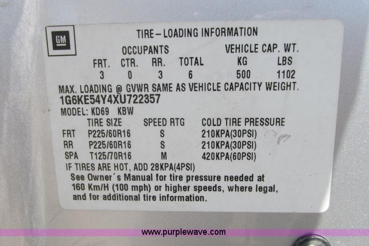 image for item I9629 1999 Cadillac Deville dElegance