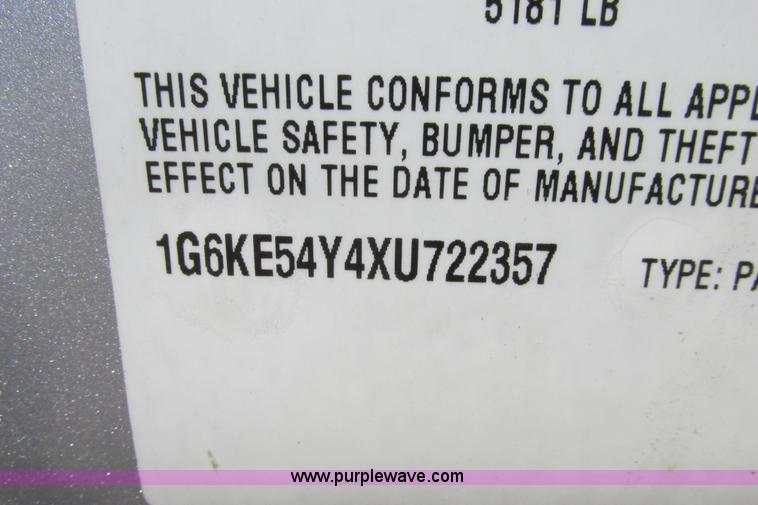 image for item I9629 1999 Cadillac Deville dElegance