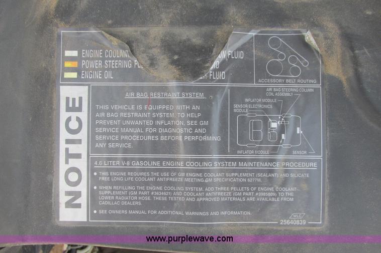 image for item I9629 1999 Cadillac Deville dElegance