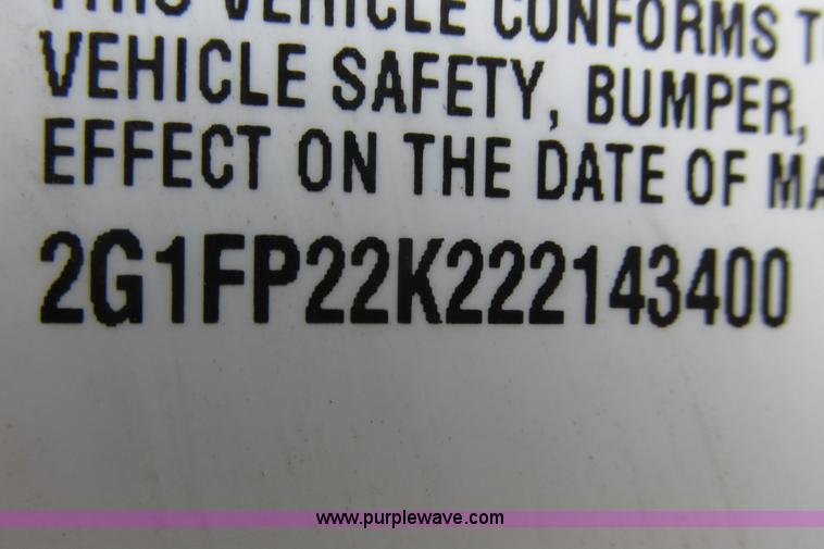 image for item I9647 2002 Chevrolet Camaro