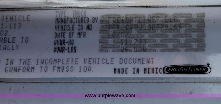 image for item C3880 2008 Freightliner Business Class M2 cab and chassis