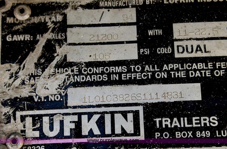 image for item H2996 1995 Lufkin ULDII-38 end dump trailer