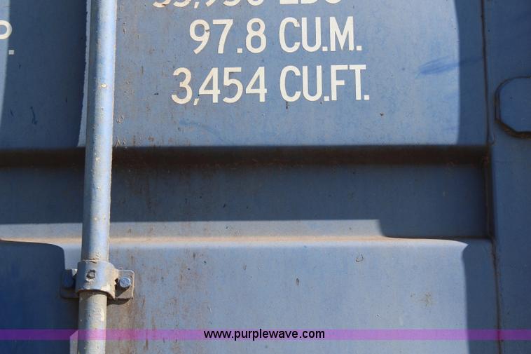 image for item H6050 2001 Stoughton container trailer with container