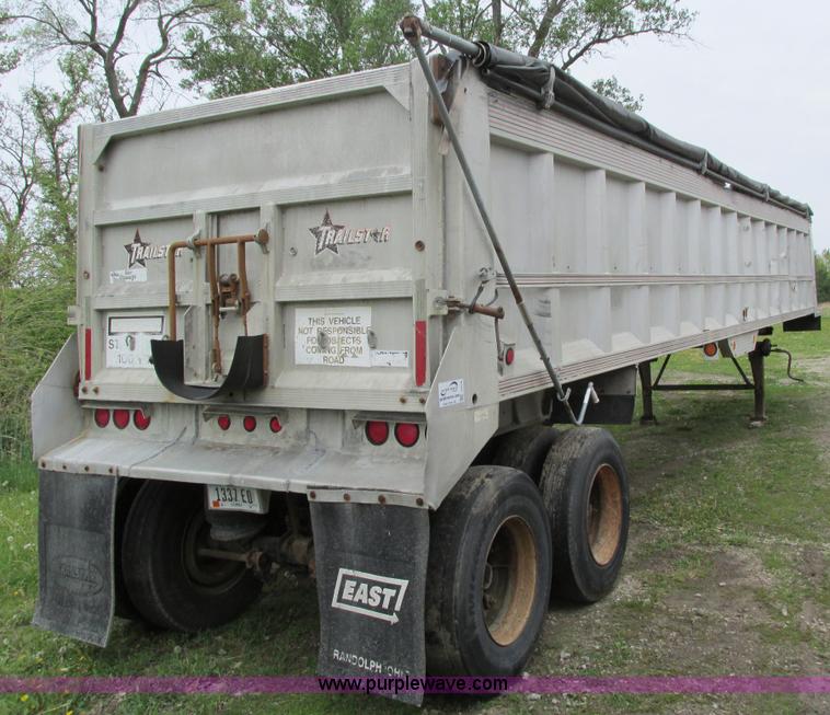 image for item I4178 1991 Trailstar aluminum end dump trailer