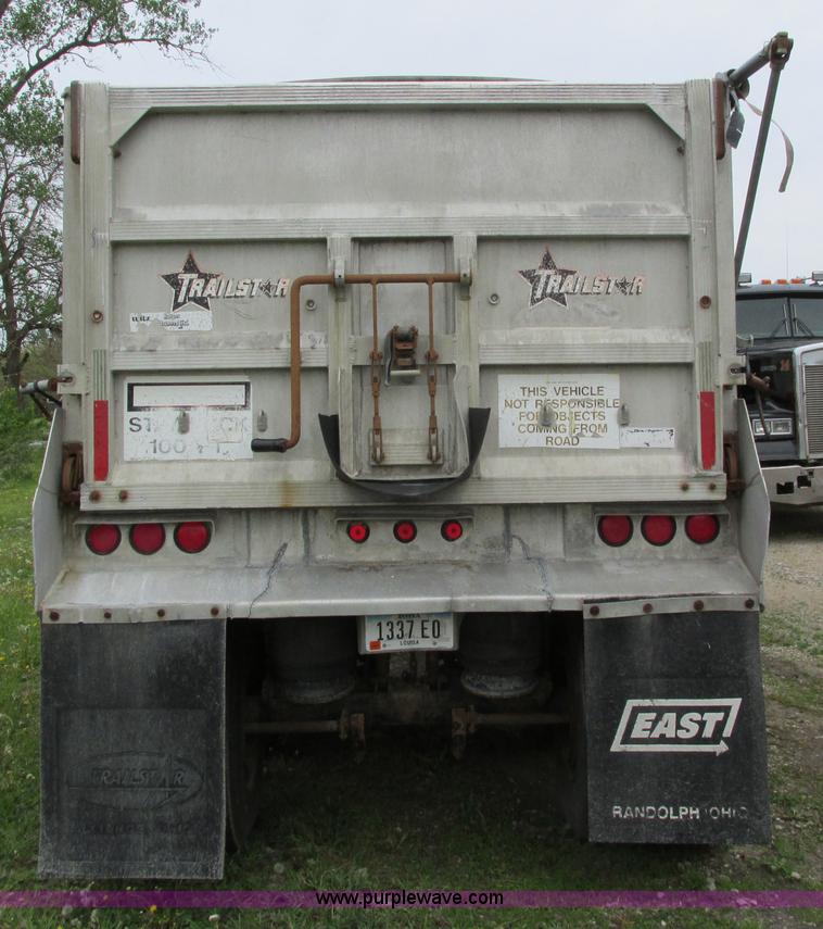 image for item I4178 1991 Trailstar aluminum end dump trailer